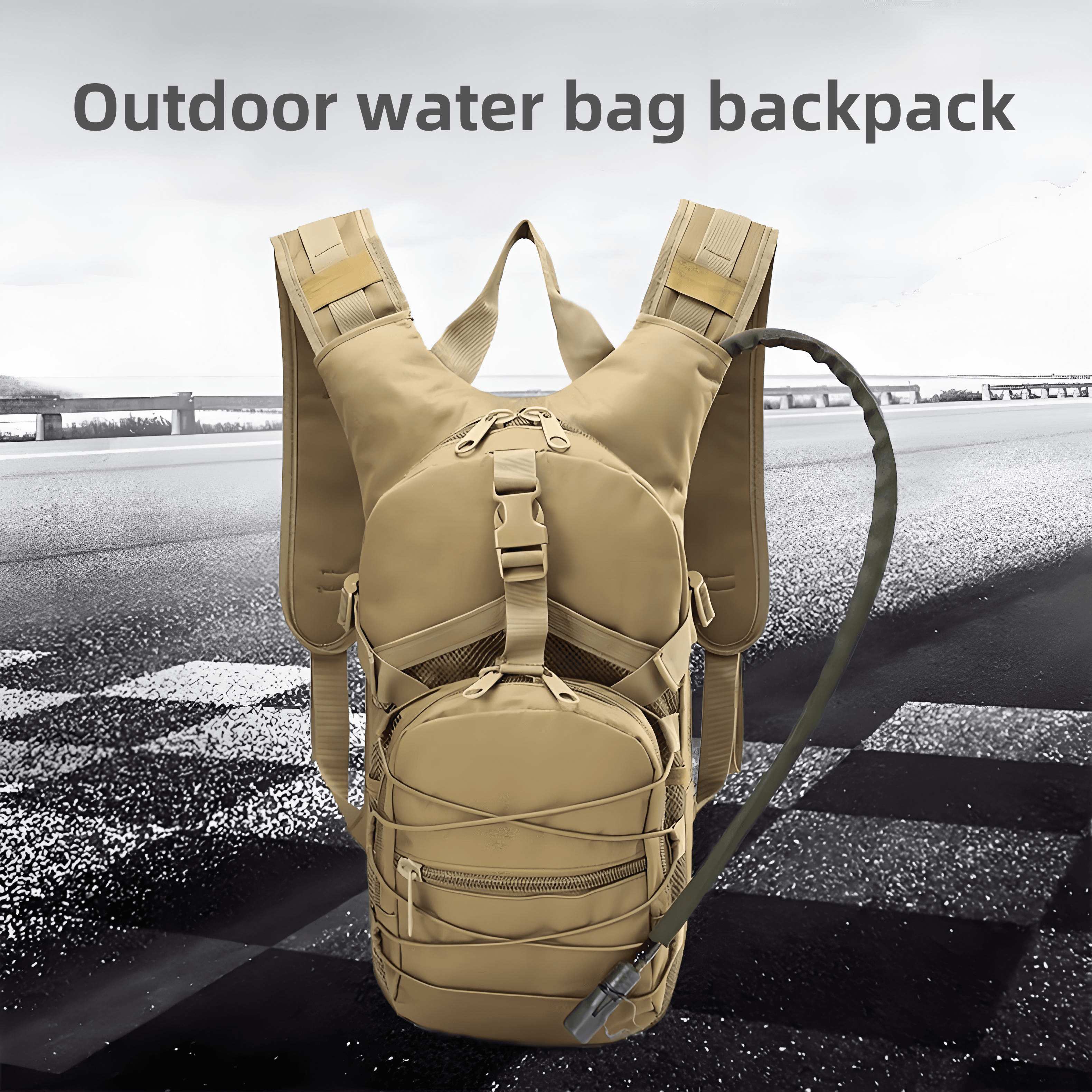 Outdoor Cycling Water Bag Backpack Men’s and Women’s Leisure Sports Water Bag Backpack