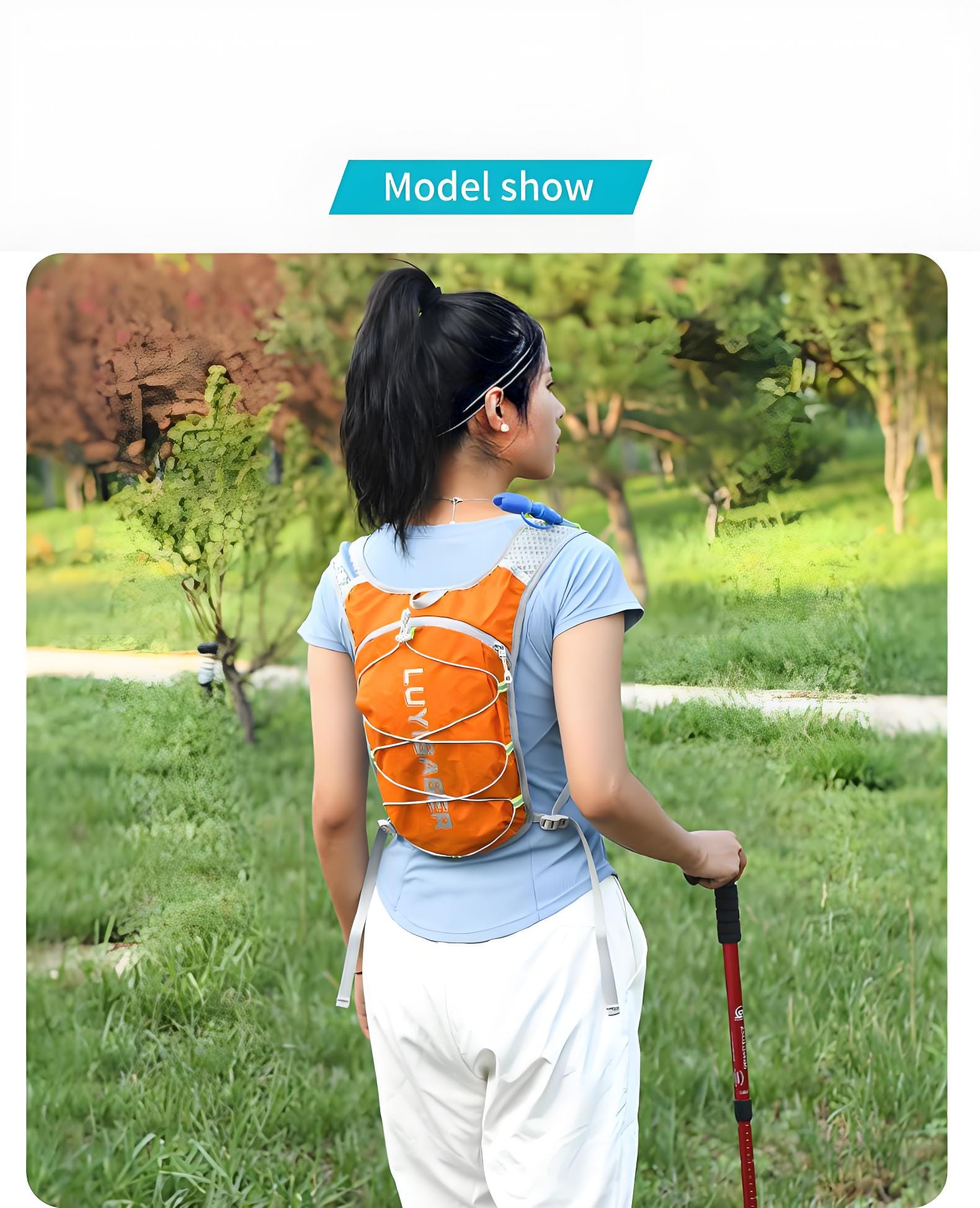 Cross-country running and cycling water bag backpack Marathon outdoor hiking and mountaineering water bag backpack