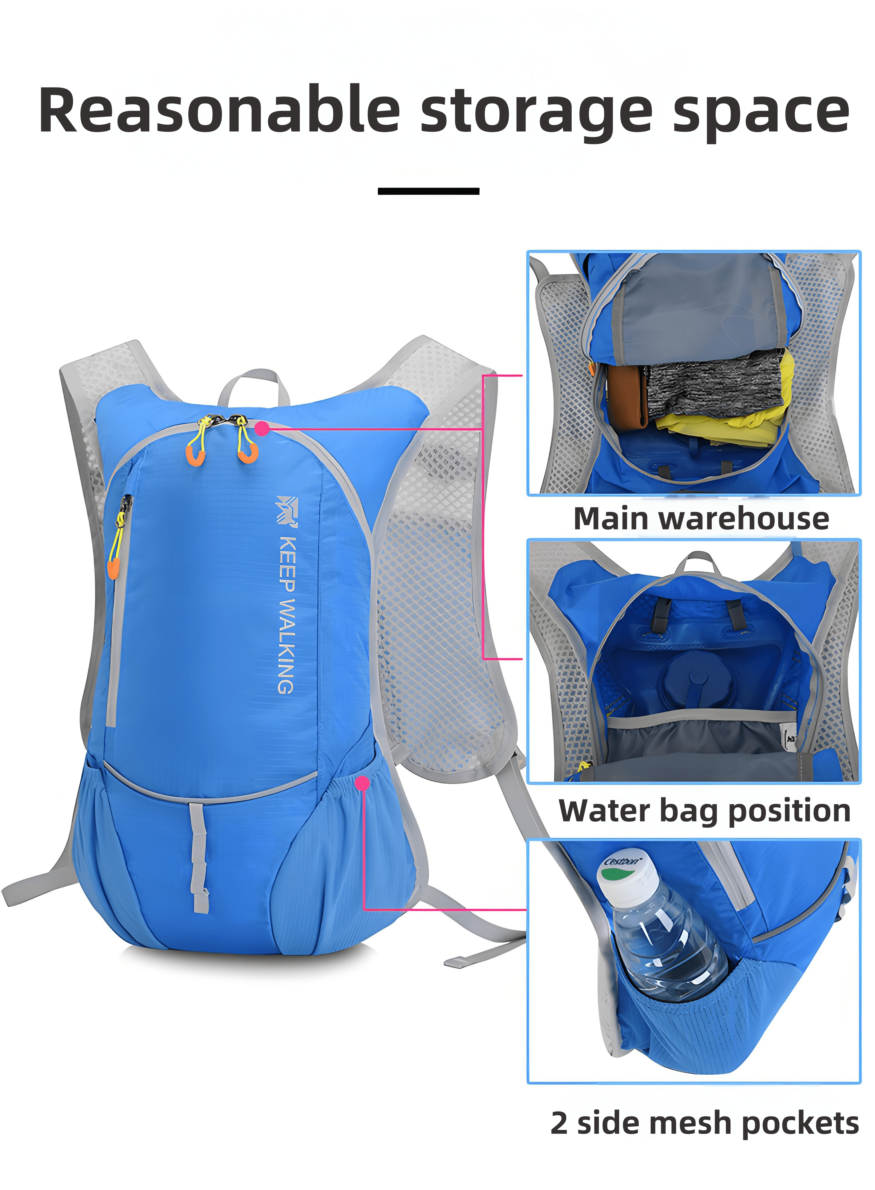 Marathon Cross Country Running Cycling Hiking Sports Water Bag Backpack