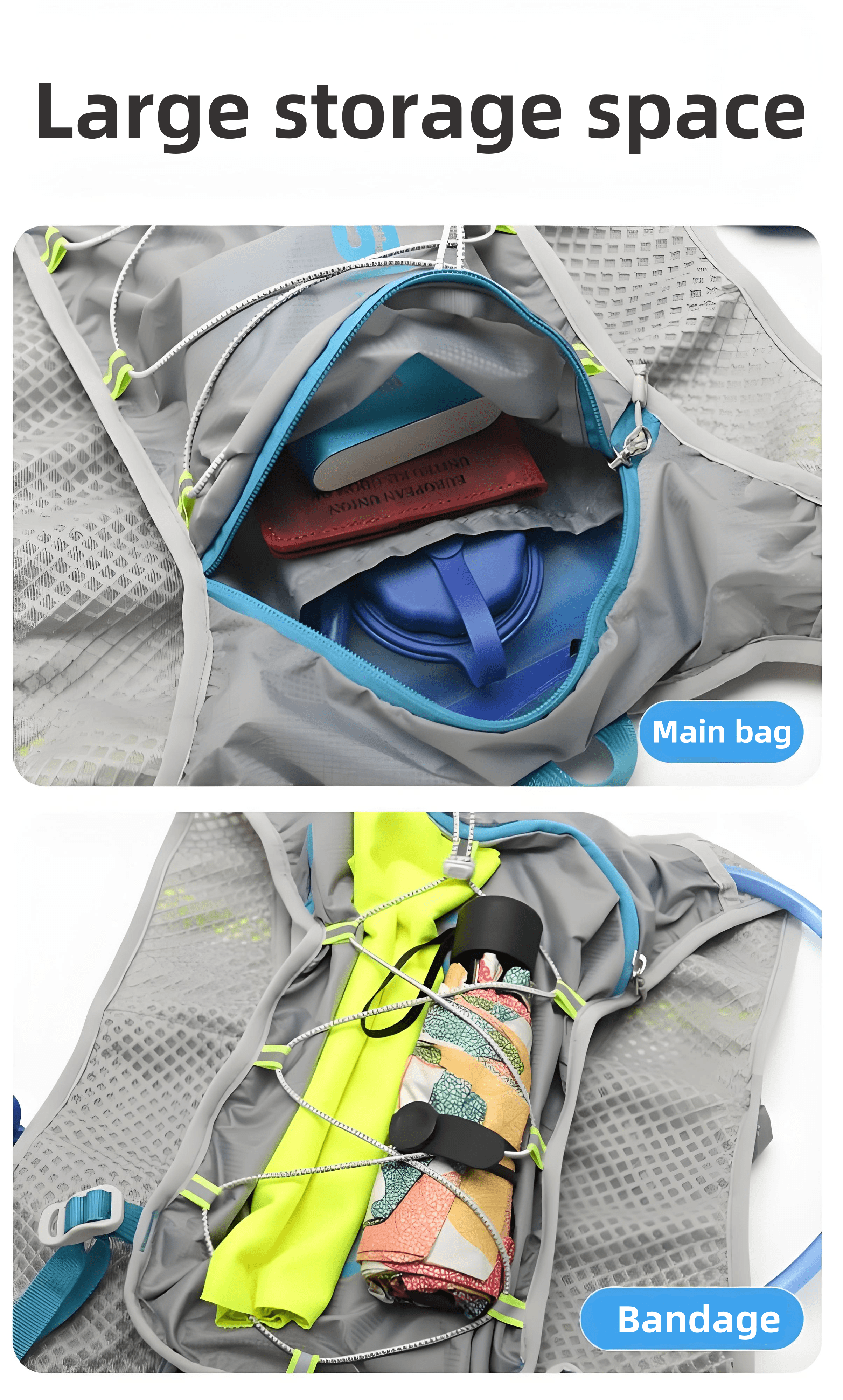 Cross-country running and cycling water bag backpack Marathon outdoor hiking and mountaineering water bag backpack