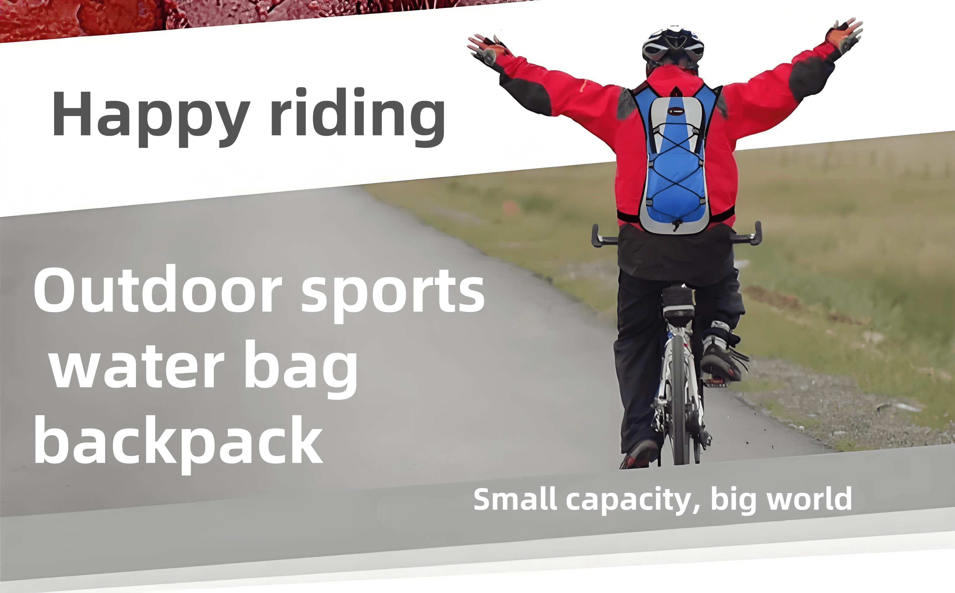Cross-country running water bag backpack Ultralight water bag Multifunctional cycling shoulder water bag backpack