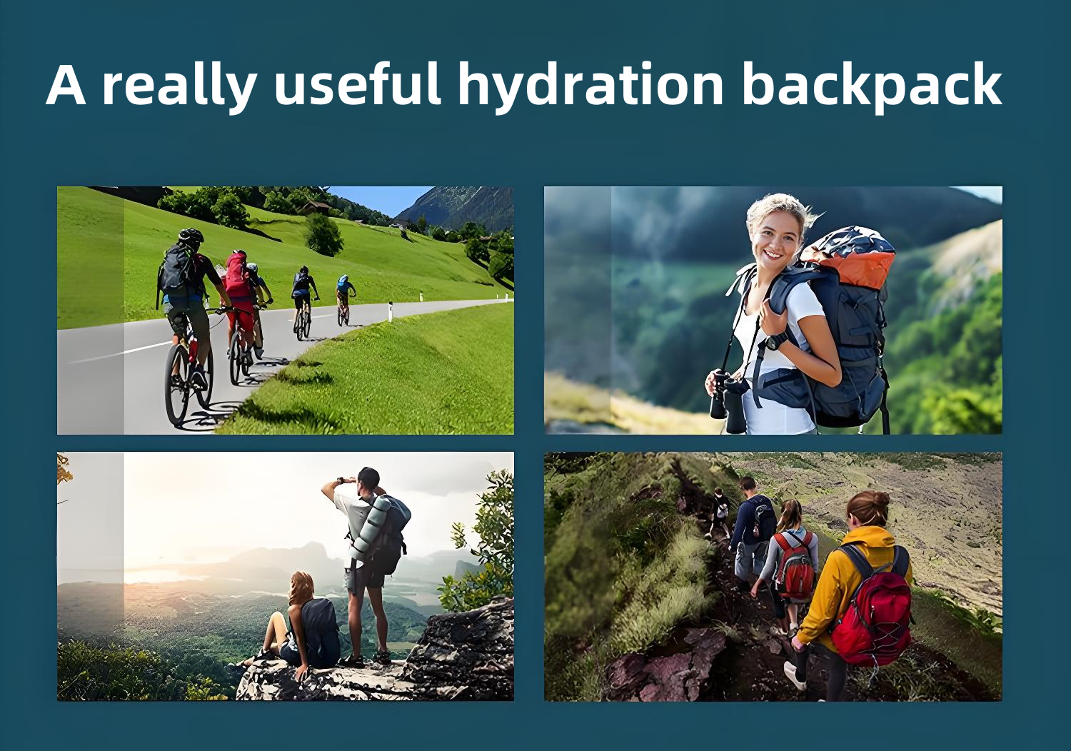 Cycling Hydration Bag Backpack Hiking Mountaineering Running Sports Hydration Bag