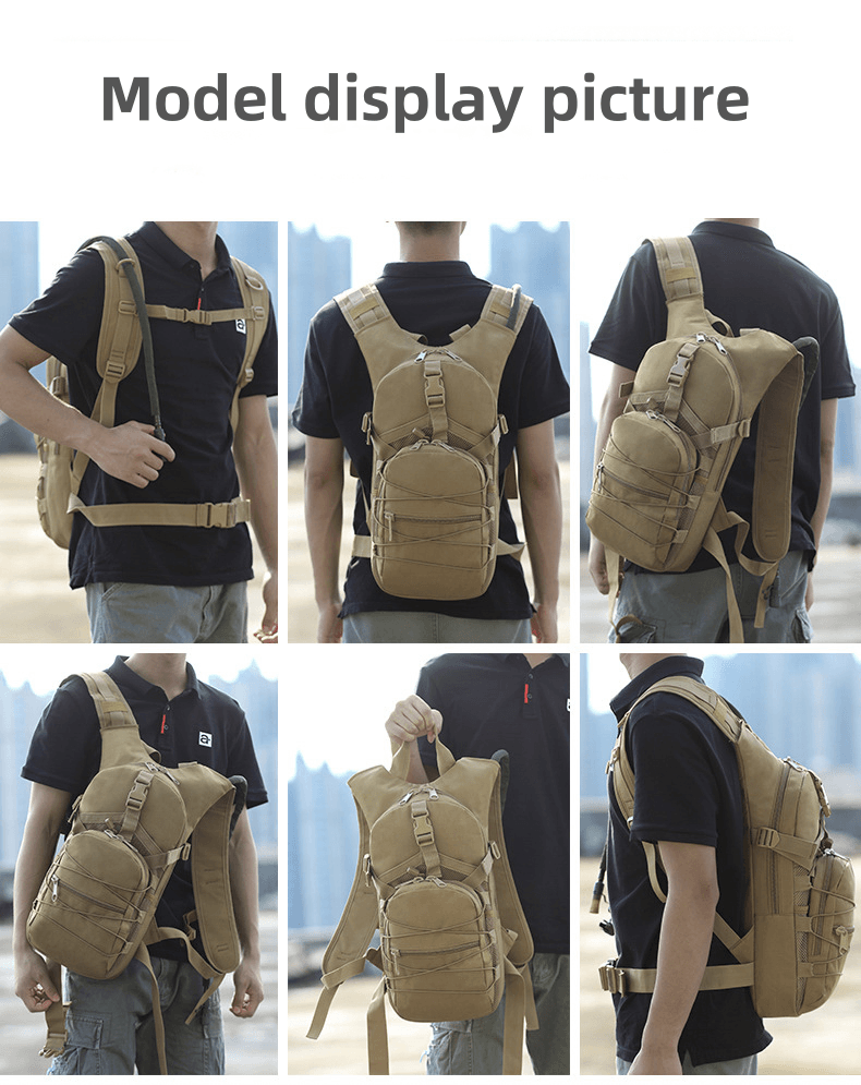 Outdoor Cycling Water Bag Backpack Men’s and Women’s Leisure Sports Water Bag Backpack