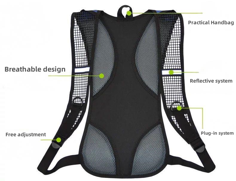 Cross-country running water bag backpack Ultralight water bag Multifunctional cycling shoulder water bag backpack