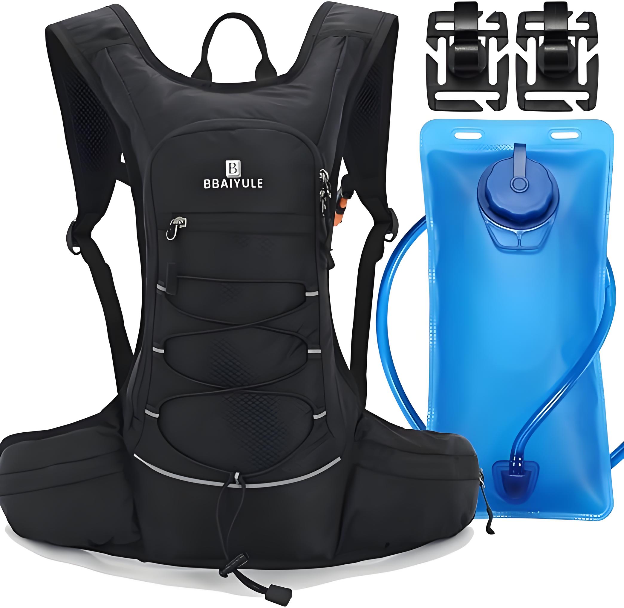 How many liters of water bag is suitable for marathon running backpack?
